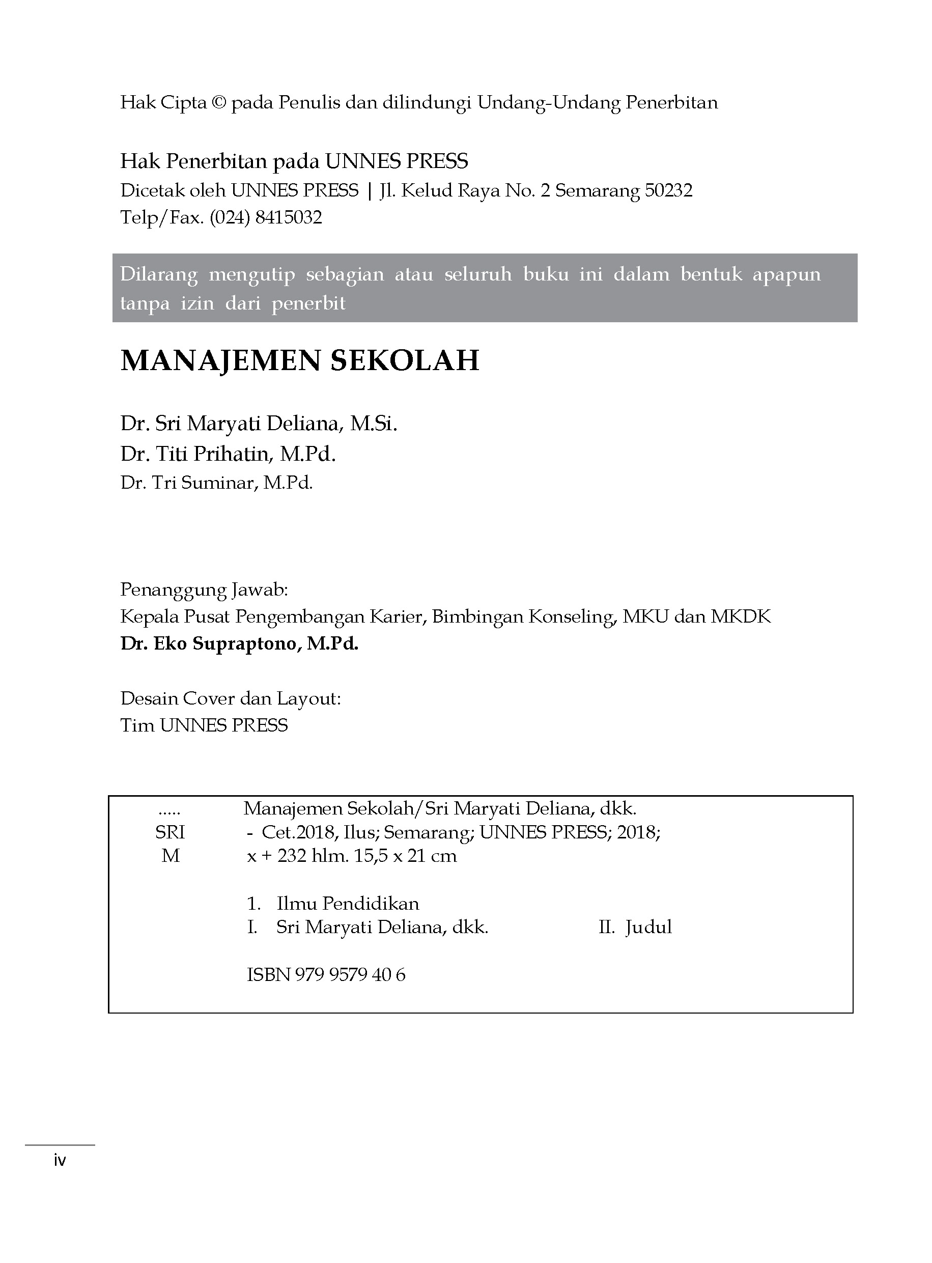 Buku Unnes Press