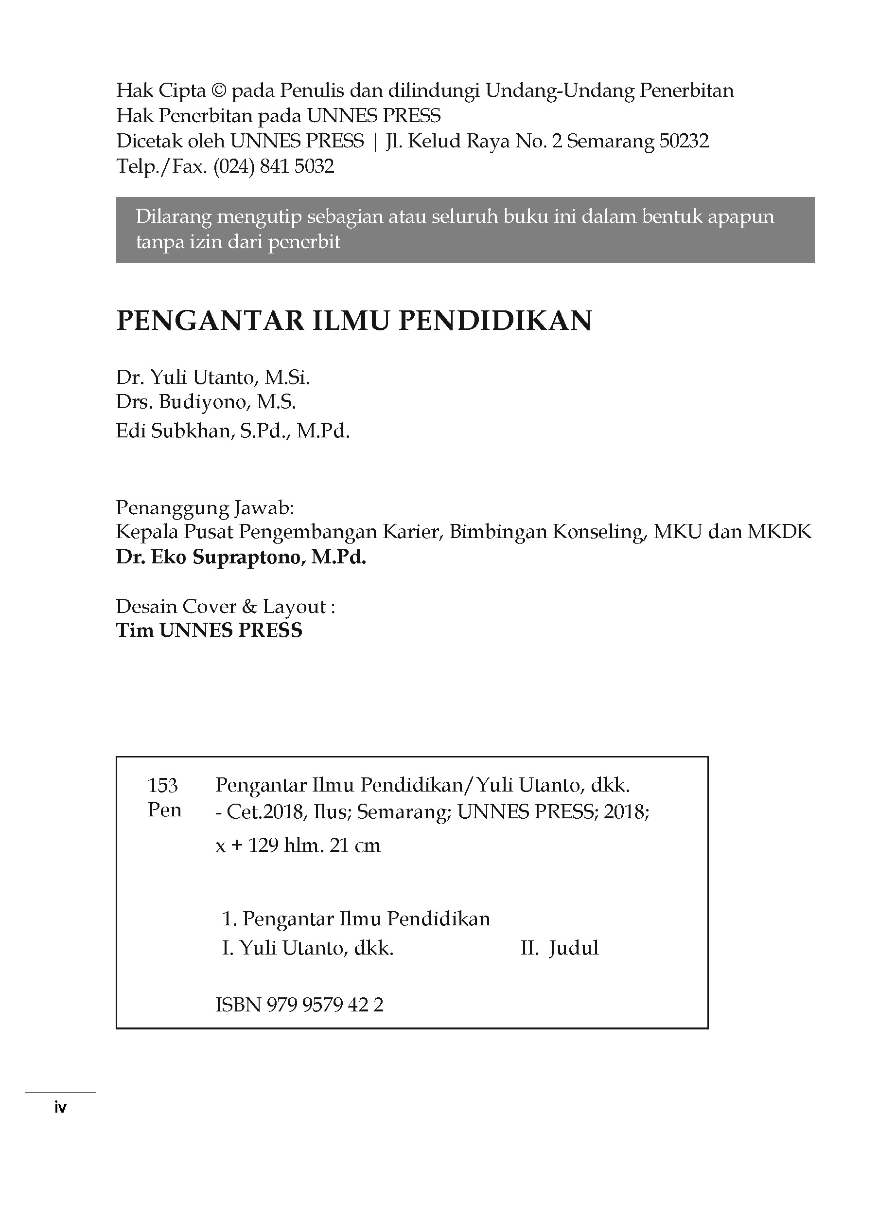 Buku Unnes Press