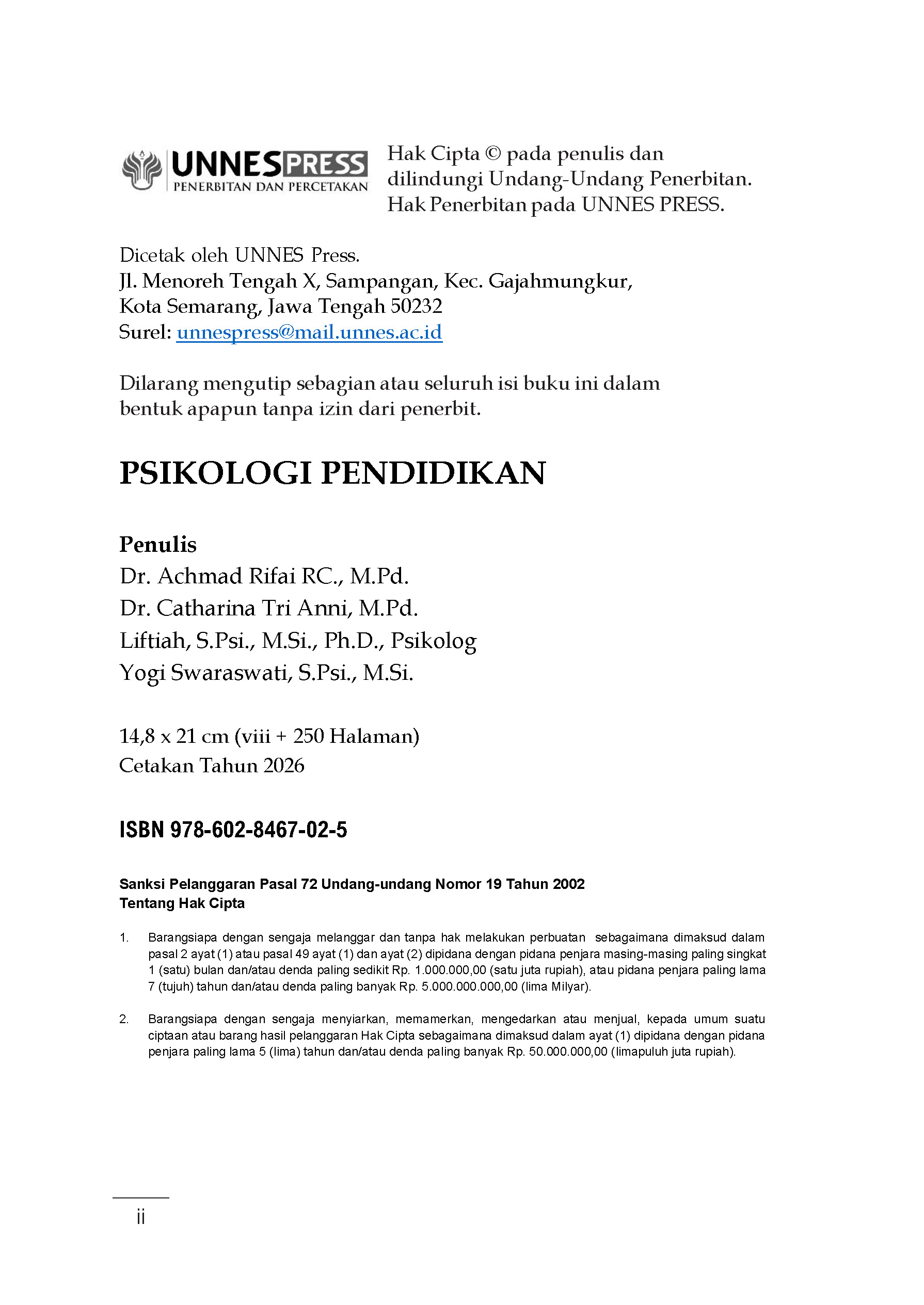 Buku Unnes Press