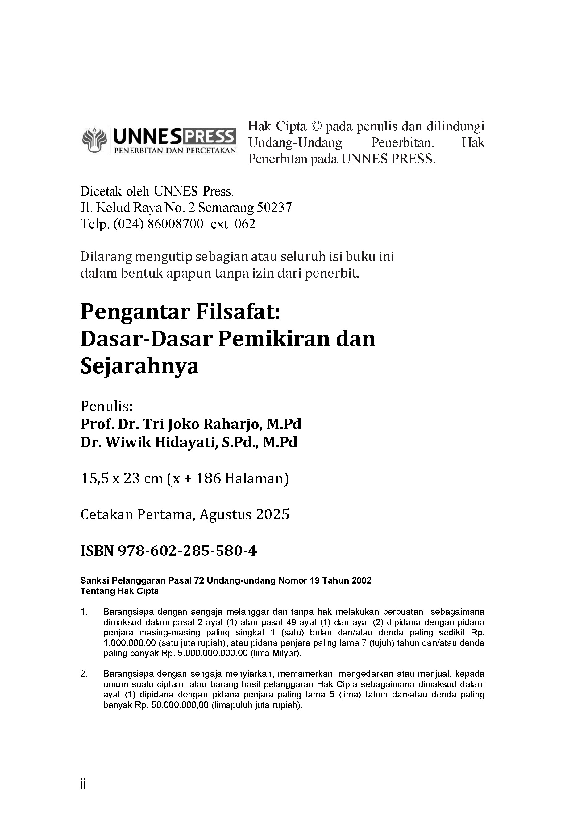 Buku Unnes Press